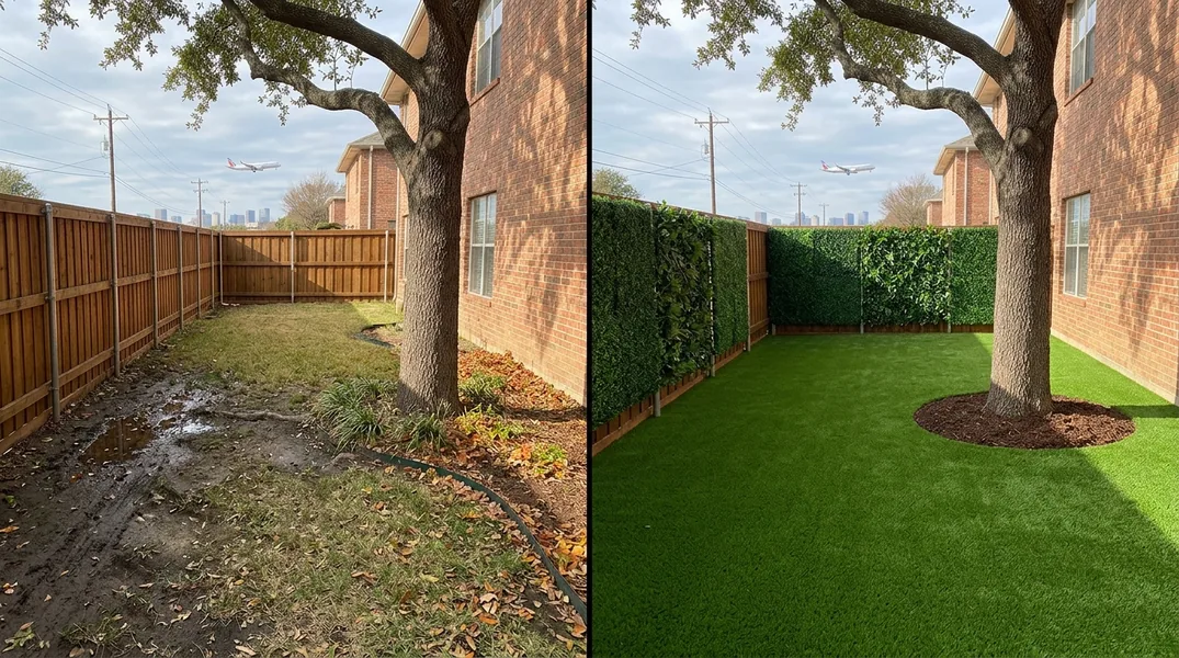 Artificial Grass on Irving's Blackland Clay: Base Prep and Foundation Drainage Done Right