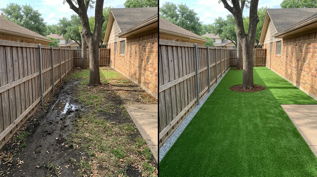 Result artificial grass installation in Irving - Irving Turf Installation