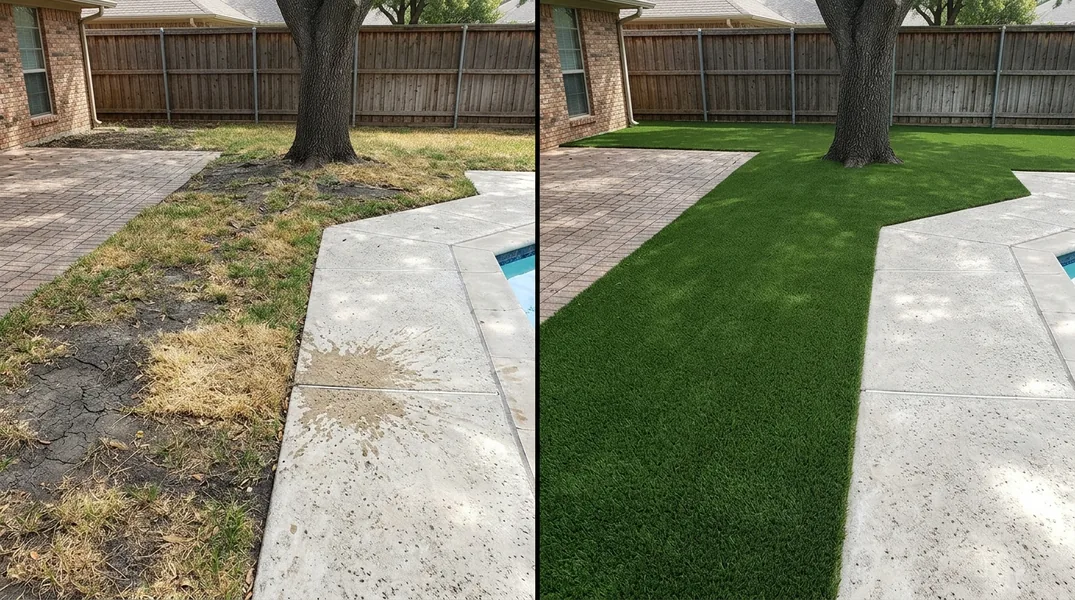 Pet Turf in Irving: Clay Mud, Odor Control and Drainage That Works
