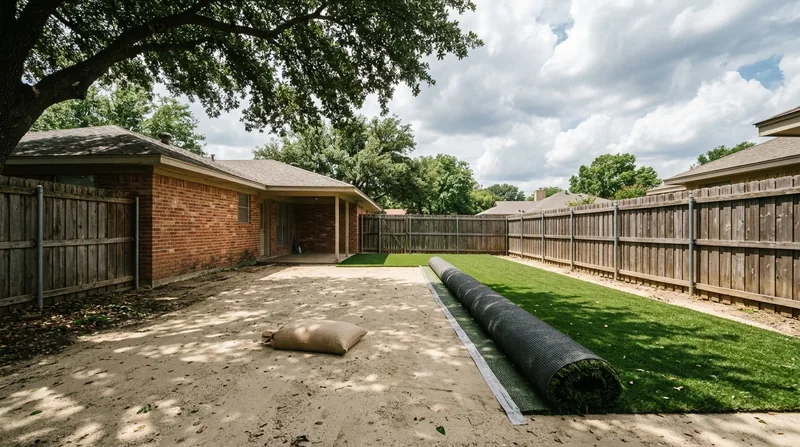 Residential Artificial Grass Installation Irving