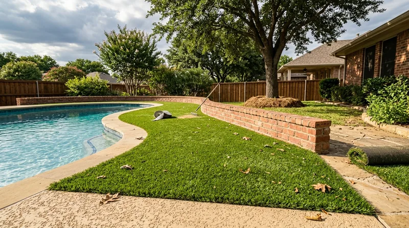 Pool Surround Turf Irving